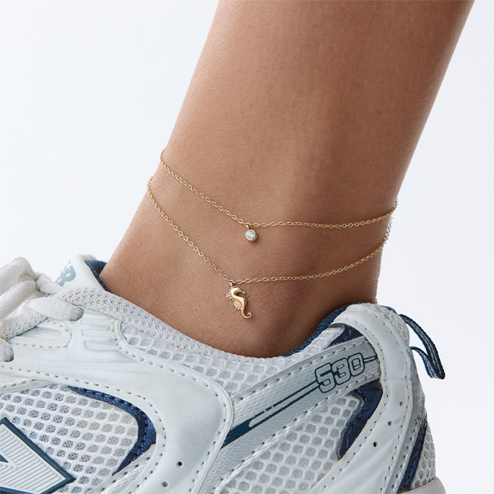 Taşlı Denizatı Halhal - Rayna