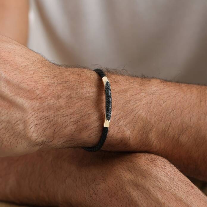 Taşlı Erkek Bileklik - 1