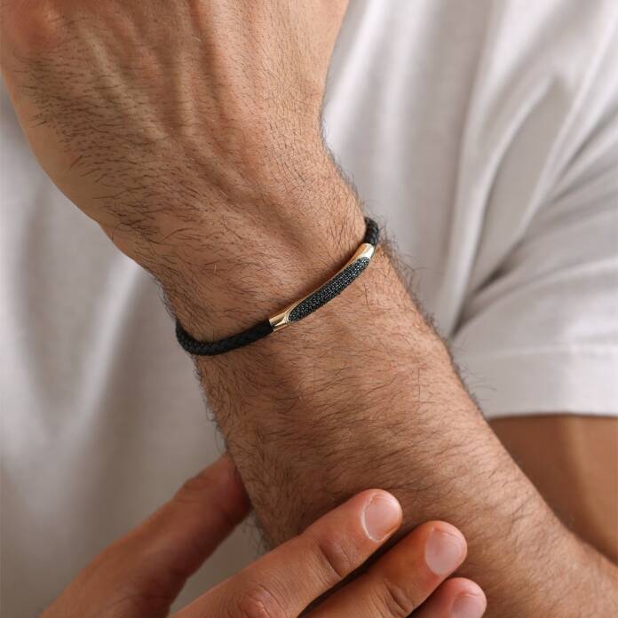 Taşlı Erkek Bileklik - 2