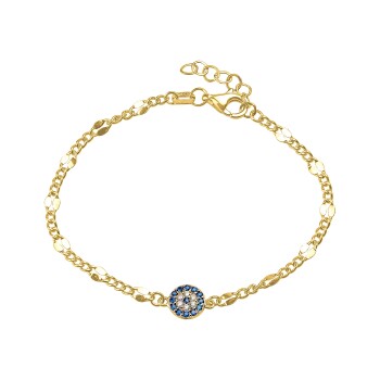 Taşlı Göz Çocuk Bilekliği - Melike