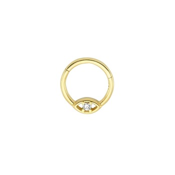 Taşlı Göz Helix Piercing - Dianora
