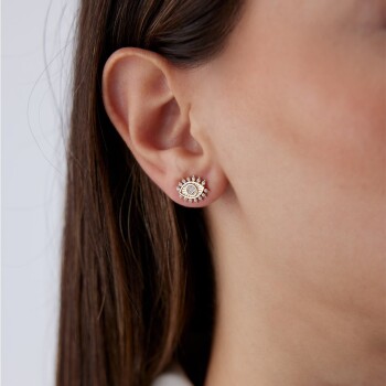 Taşlı Göz Küpe - 2