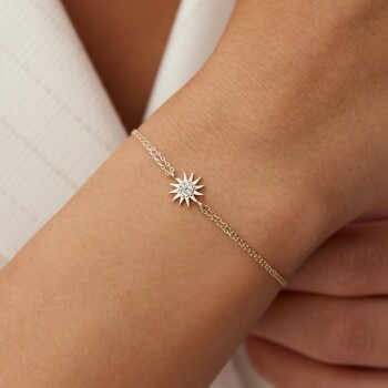 Taşlı Güneş Bileklik - Rayna