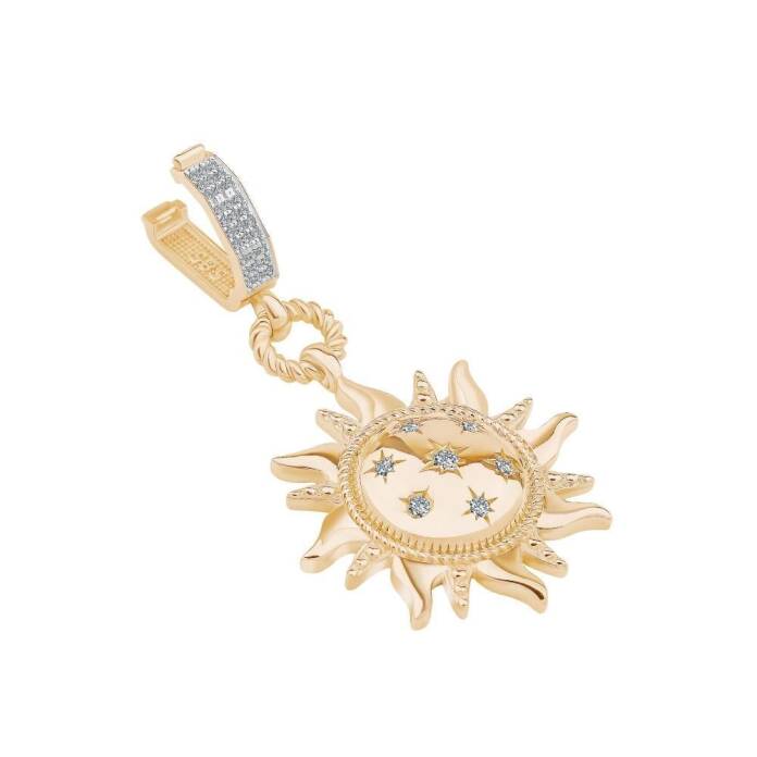 Taşlı Güneş Charm - 2