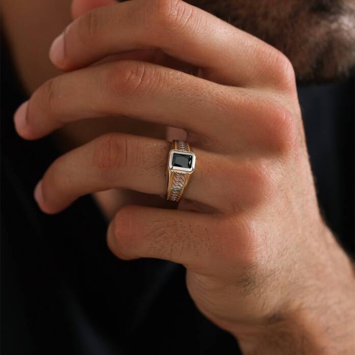 Taşlı Gurmet Şövalye Yüzük - 1