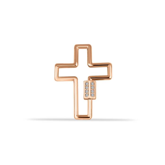 Taşlı Haç Charm Kilidi - 1