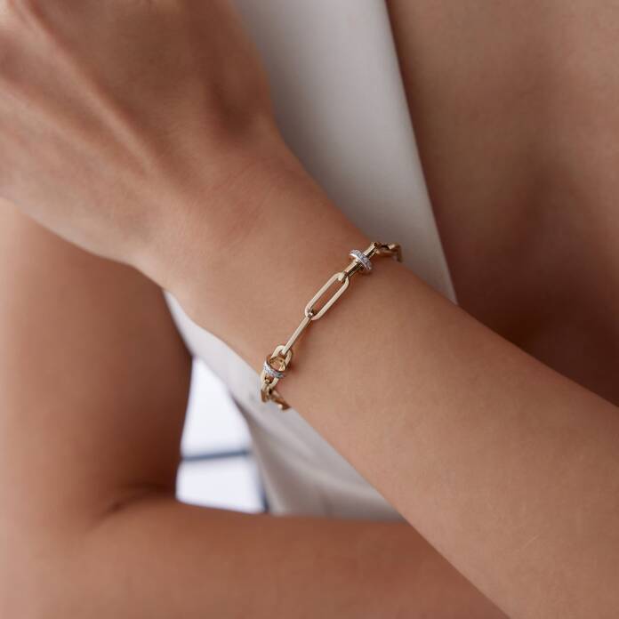 Taşlı Halka Ataç Bileklik - 4