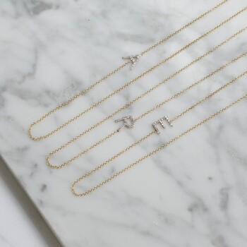 Taşlı Harf Kolye - Koçak (1)