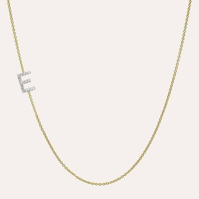 Taşlı Harf Kolye - 3