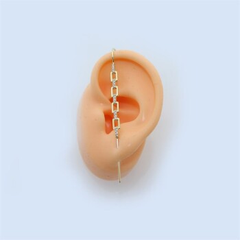 Taşlı Hook Baston Küpe - Dianora (1)