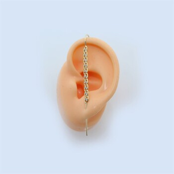 Taşlı Hook Baston Küpe - Dianora (1)