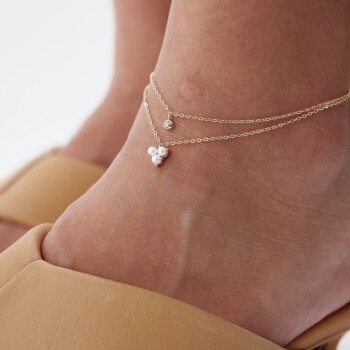 Taşlı İnci Halhal - Rayna (1)