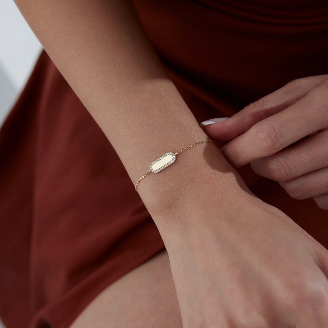 Taşlı Kapsül Bileklik - 1