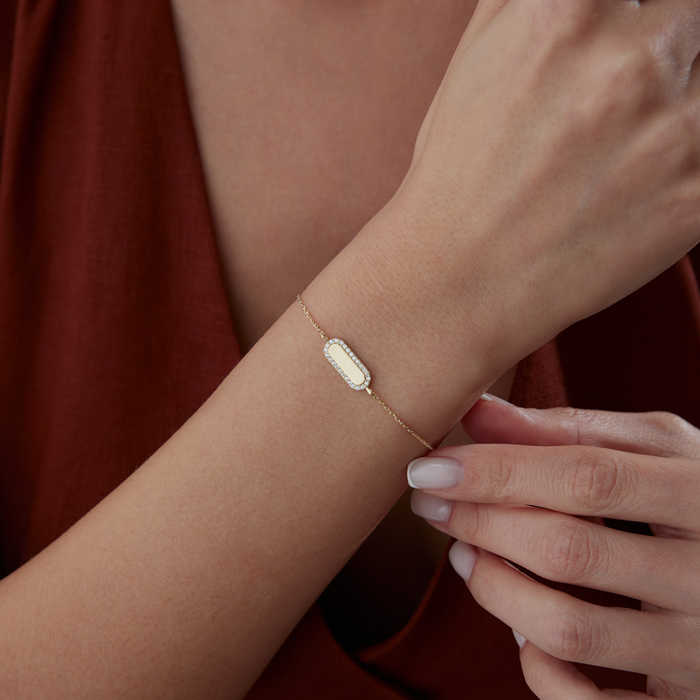 Taşlı Kapsül Bileklik - Simoro (1)