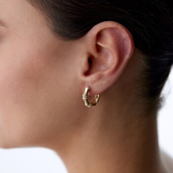 Taşlı Kemik Küpe - Rayna (1)