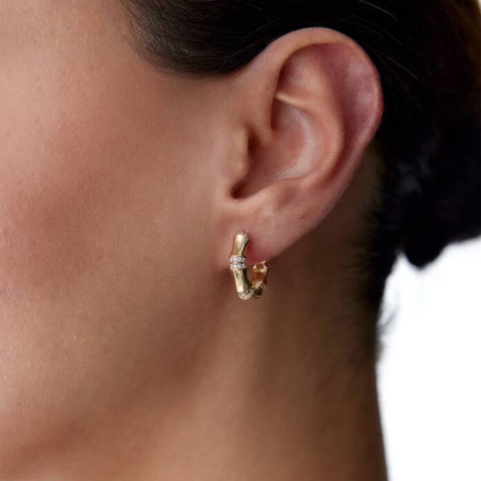 Taşlı Kemik Küpe - 3