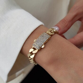 Taşlı Kilit Gurmet Bileklik - Milan