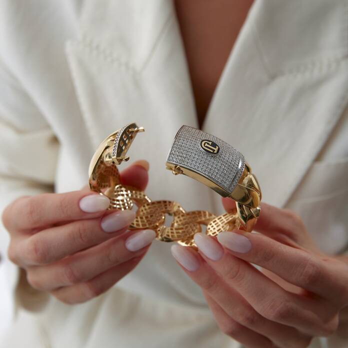 Taşlı Kilit Gurmet Kelepçe - 3