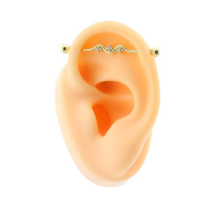 Taşlı Köprü Piercing - 2