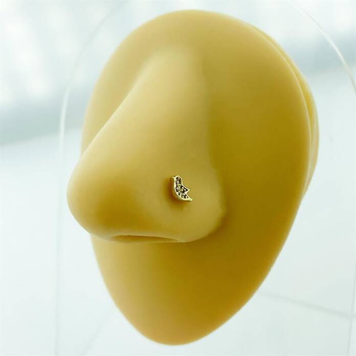 Taşlı Kuş Motifli Altın Hızma - 2