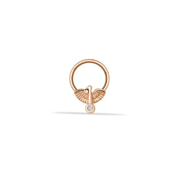 Taşlı Kuş Motifli Helix Piercing - Dianora