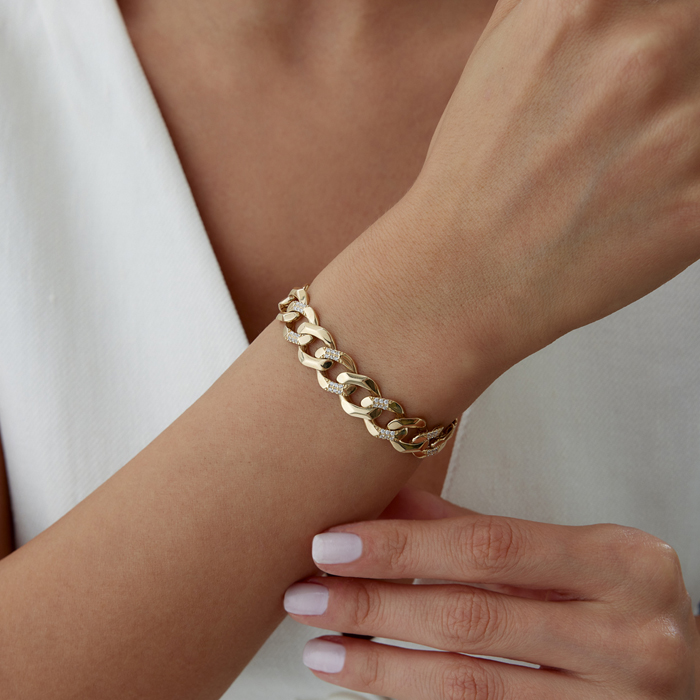 Taşlı Kutu Kilit Gurmet Bileklik - Özer (1)