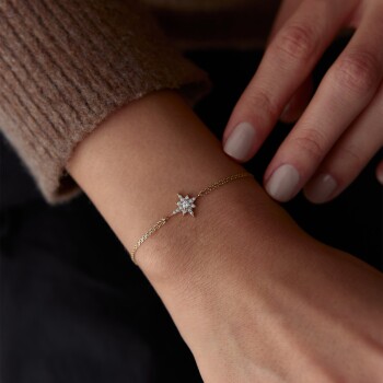 Taşlı Kutup Yıldızı Bileklik - Rayna