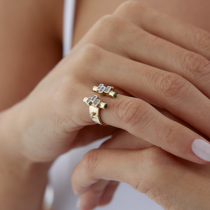 Taşlı Lego Yüzük - Cemart