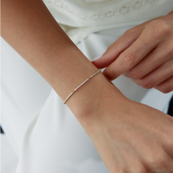 Taşlı Line Bileklik - Alen