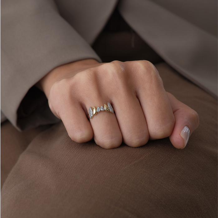 Taşlı Moon Aura Yüzük - Cemart