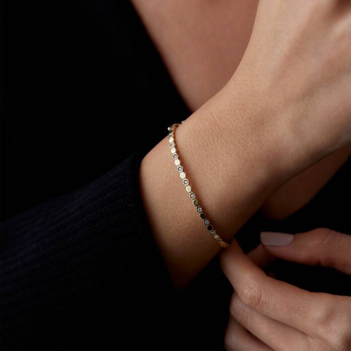 Taşlı Petek Kelepçe - 2