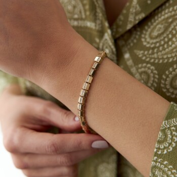 Taşlı Prizma Bileklik - Özer