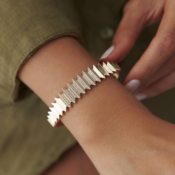 Taşlı Prizma Kelepçe - 1