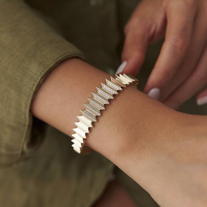 Taşlı Prizma Kelepçe - 2