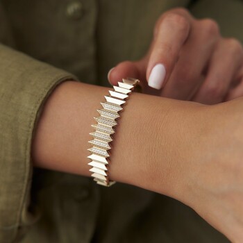 Taşlı Prizma Kelepçe - 3