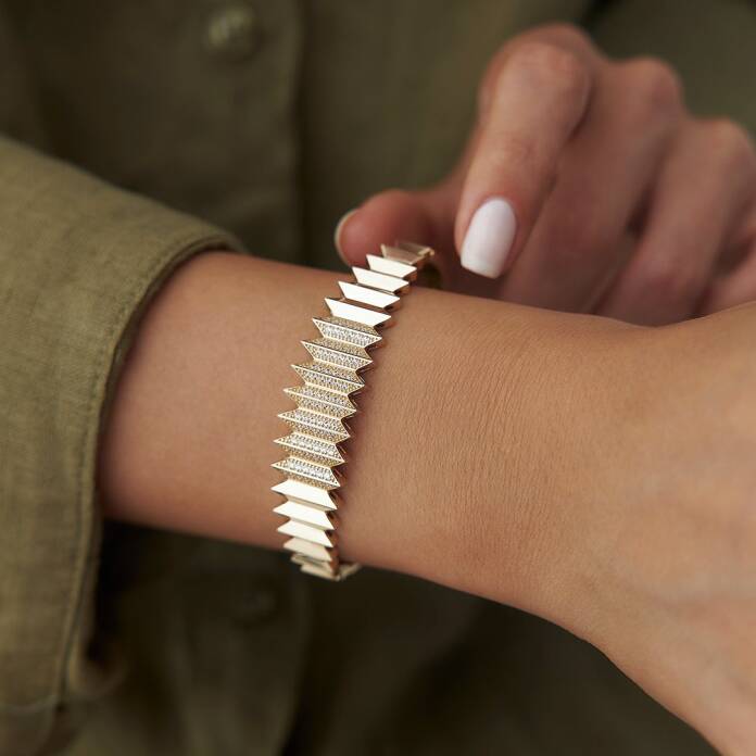 Taşlı Prizma Kelepçe - 3