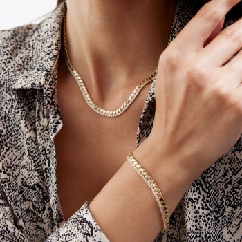 Taşlı Pullu Zincir - Rayna (1)