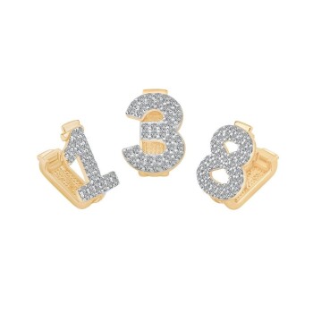 Taşlı Rakam Charm - 3