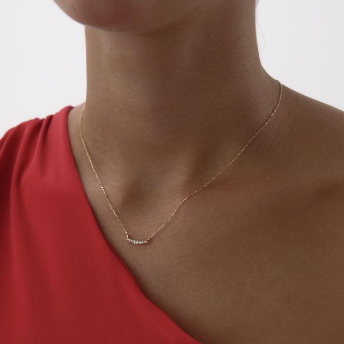 Taşlı Salıncak Kolye - MİST (1)