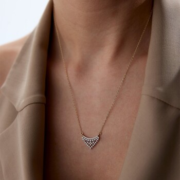 Taşlı Salıncak Kolye - Rayna