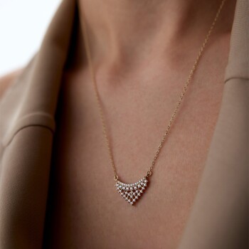 Taşlı Salıncak Kolye - Rayna (1)