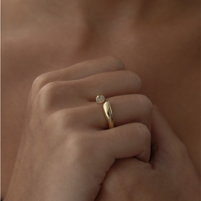 Taşlı Shooting Star Yüzük - MİST (1)