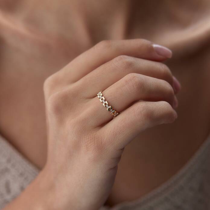 Taşlı Sıralı Yüzük - 2