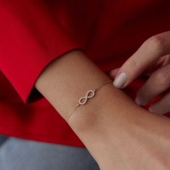 Taşlı Sonsuzluk Bileklik - Rayna