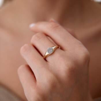 Taşlı Şövalye Yüzük - Nüans (1)