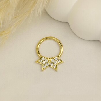 Taşlı Star Helix Piercing - Dianora (1)