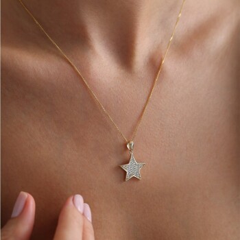 Taşlı Star Kolye - 3