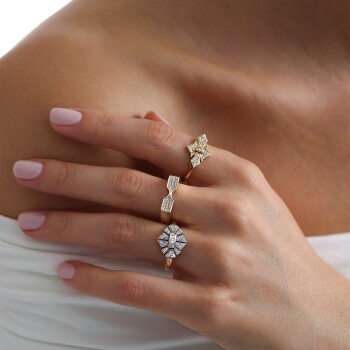 Taşlı Stella Yüzük - Cemart (1)