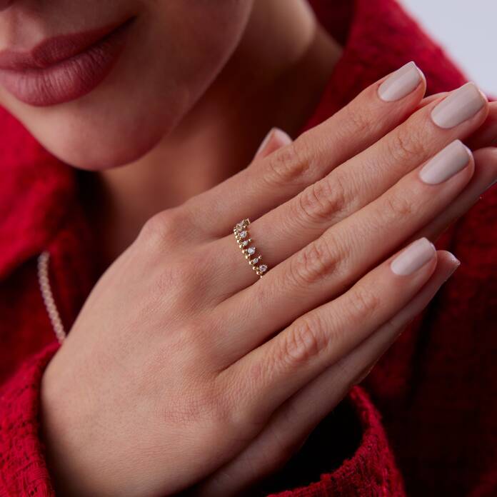 Taşlı Taç Yüzük - 1