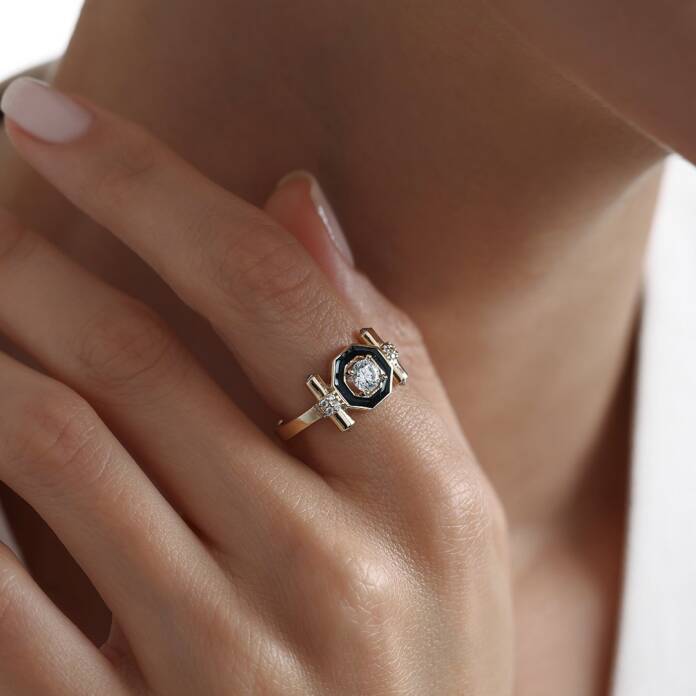 Taşlı Taht Yüzük - 1